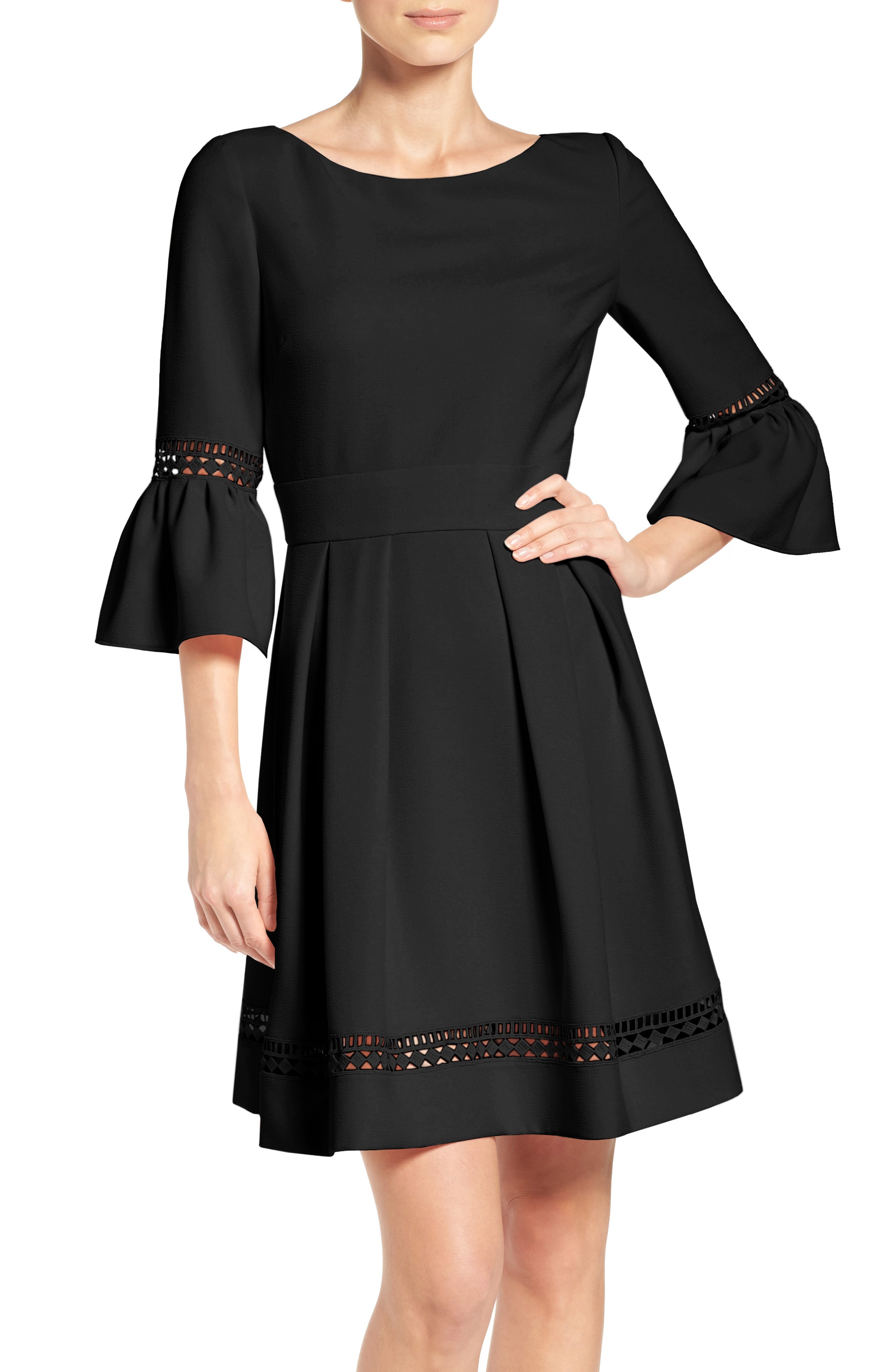 Eliza J Bell Sleeve Dress (Regular & Petite)