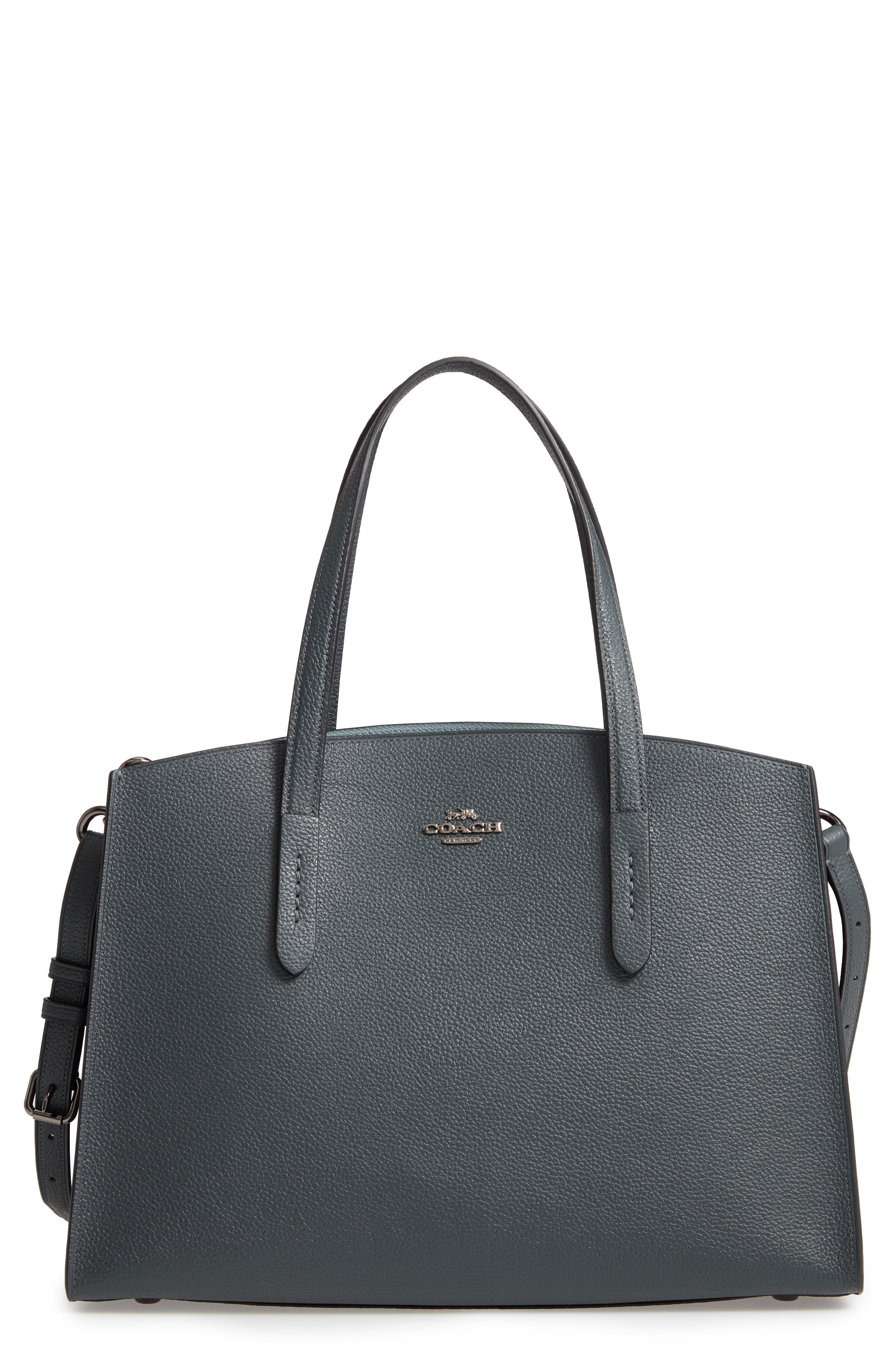 COACH Charlie Leather Tote