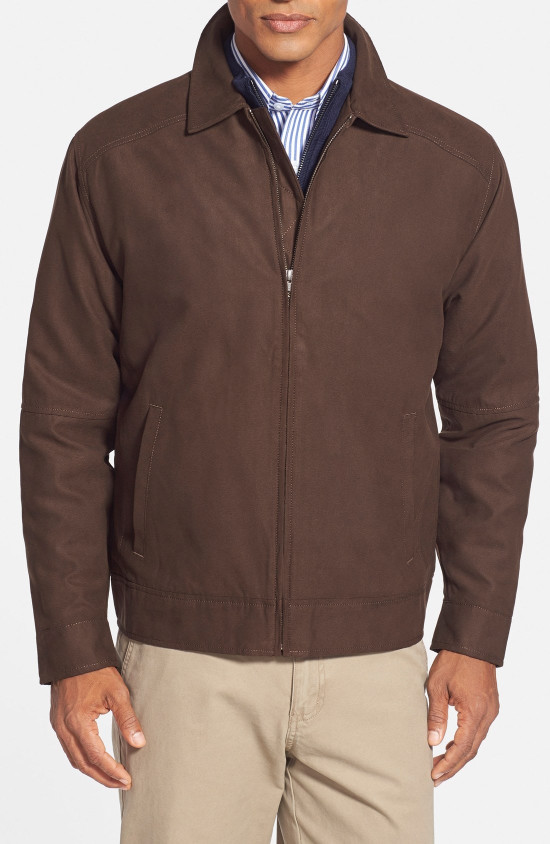 Cutter & Buck 'Roosevelt' Classic Fit Water Resistant Full Zip Jacket (Online Only)