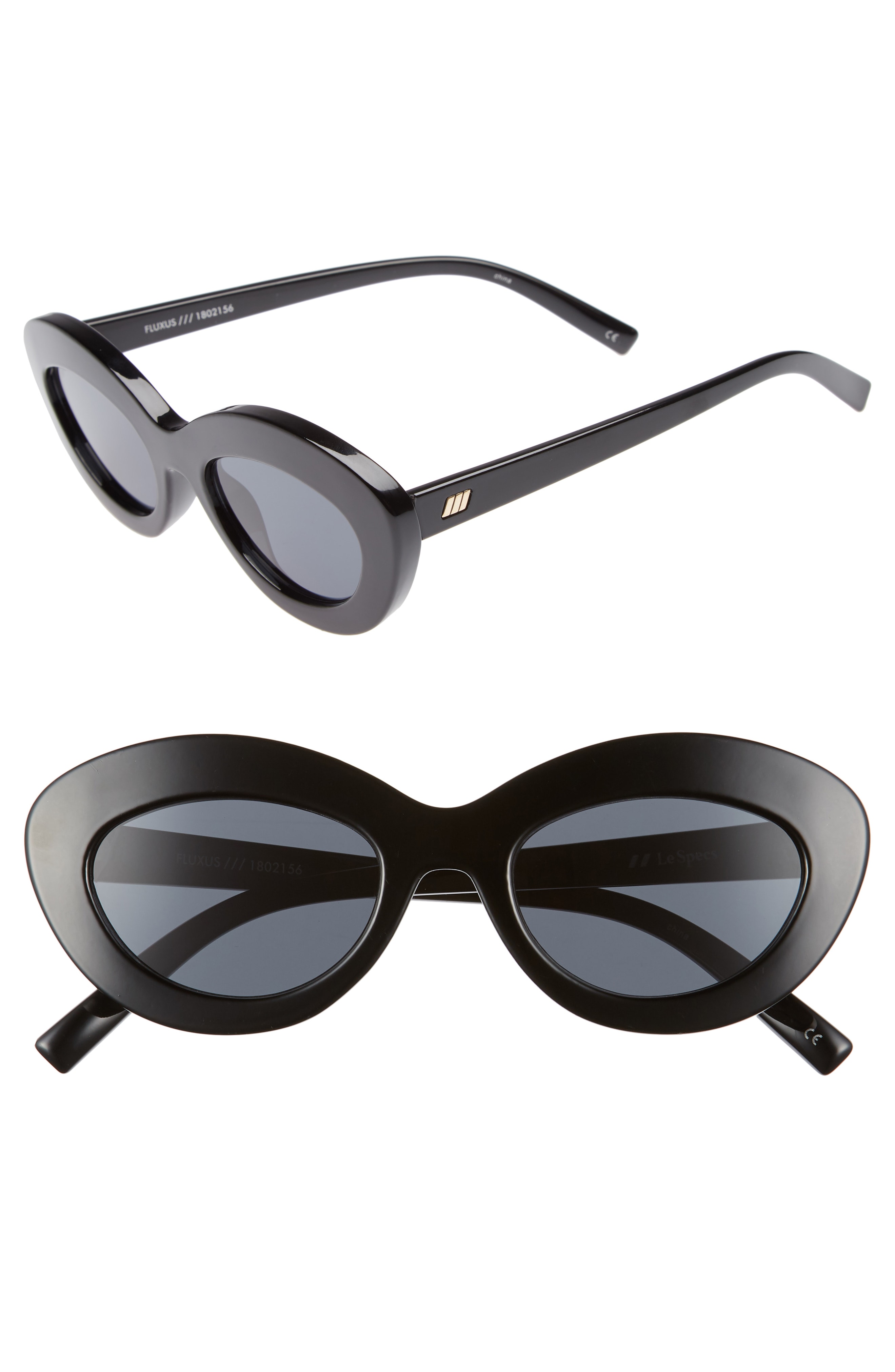 Le Specs Fluxus 48mm Cat Eye Sunglasses