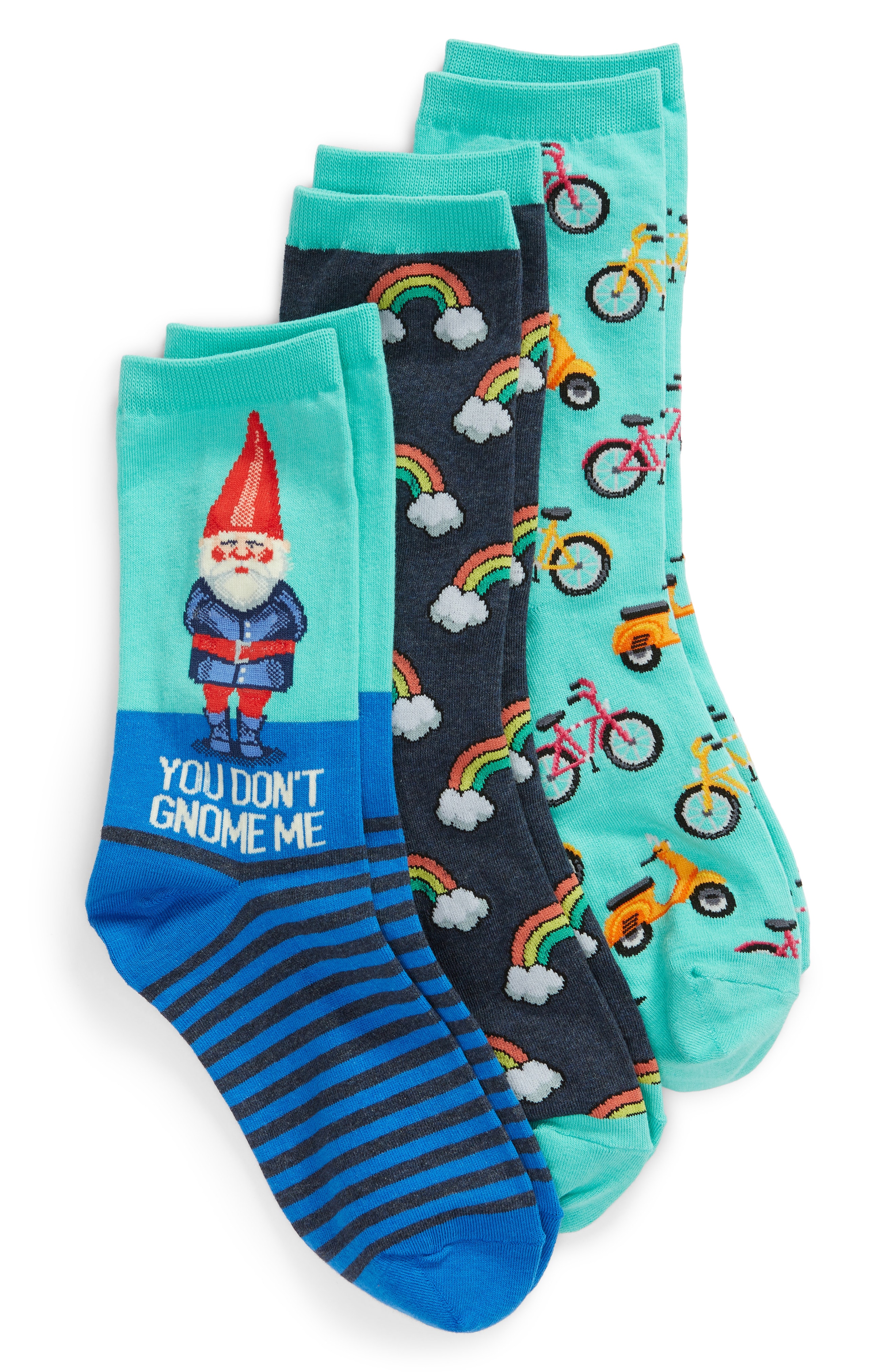 Hot Sox 3-Pack Gnome Socks
