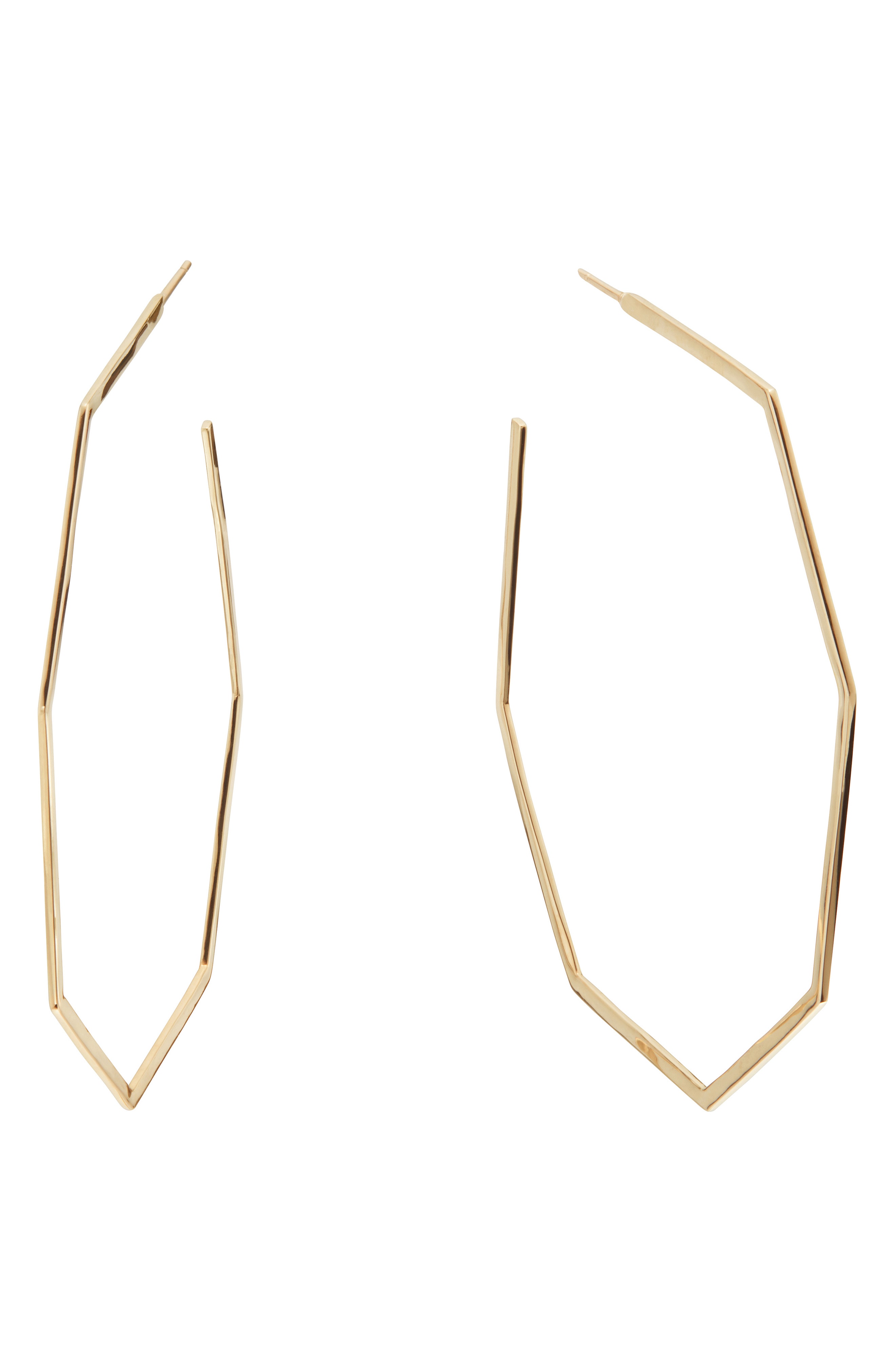 Lana Jewelry Open Octagon Hoop Earrings