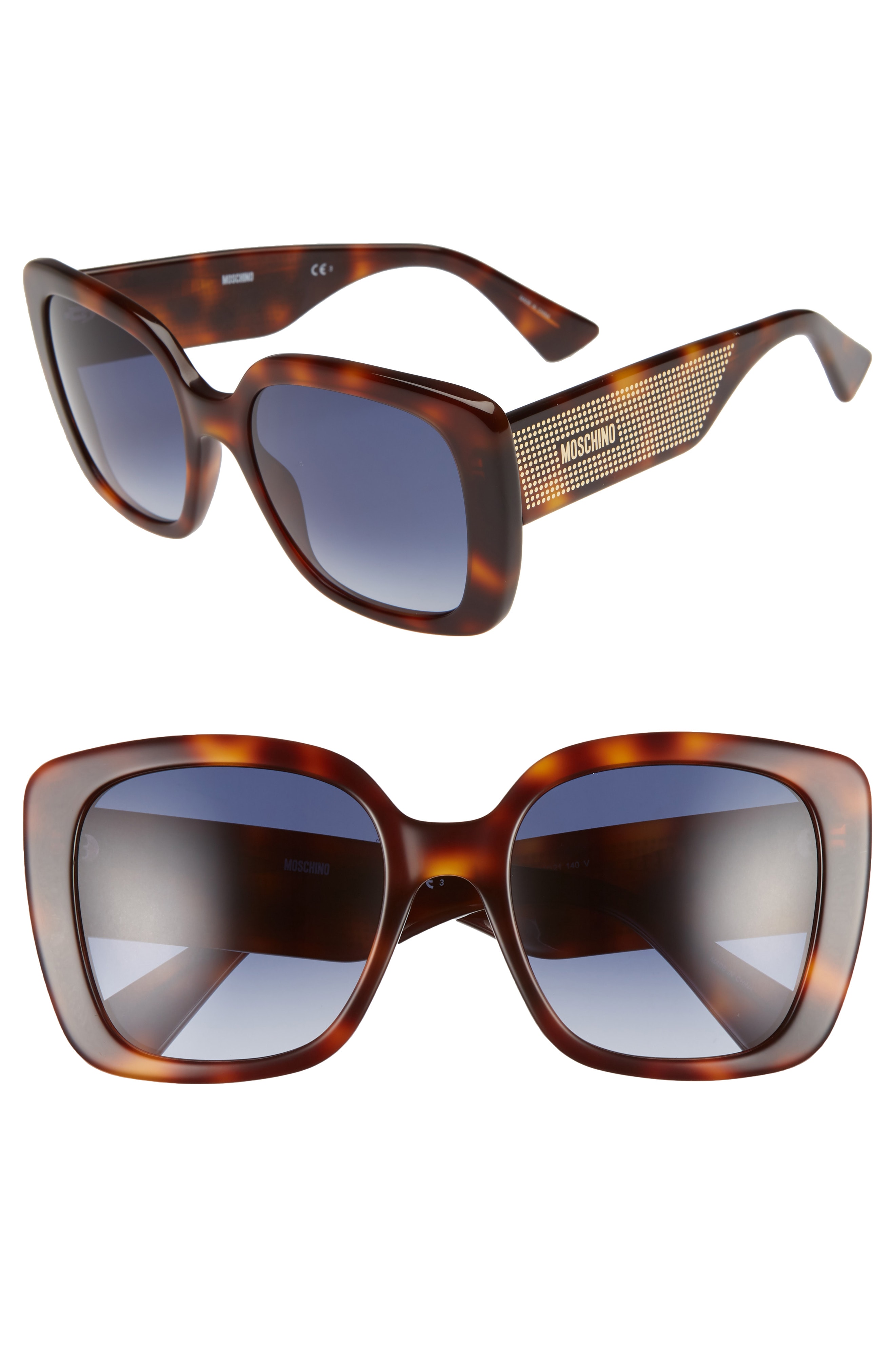 Moschino 54mm Square Sunglasses