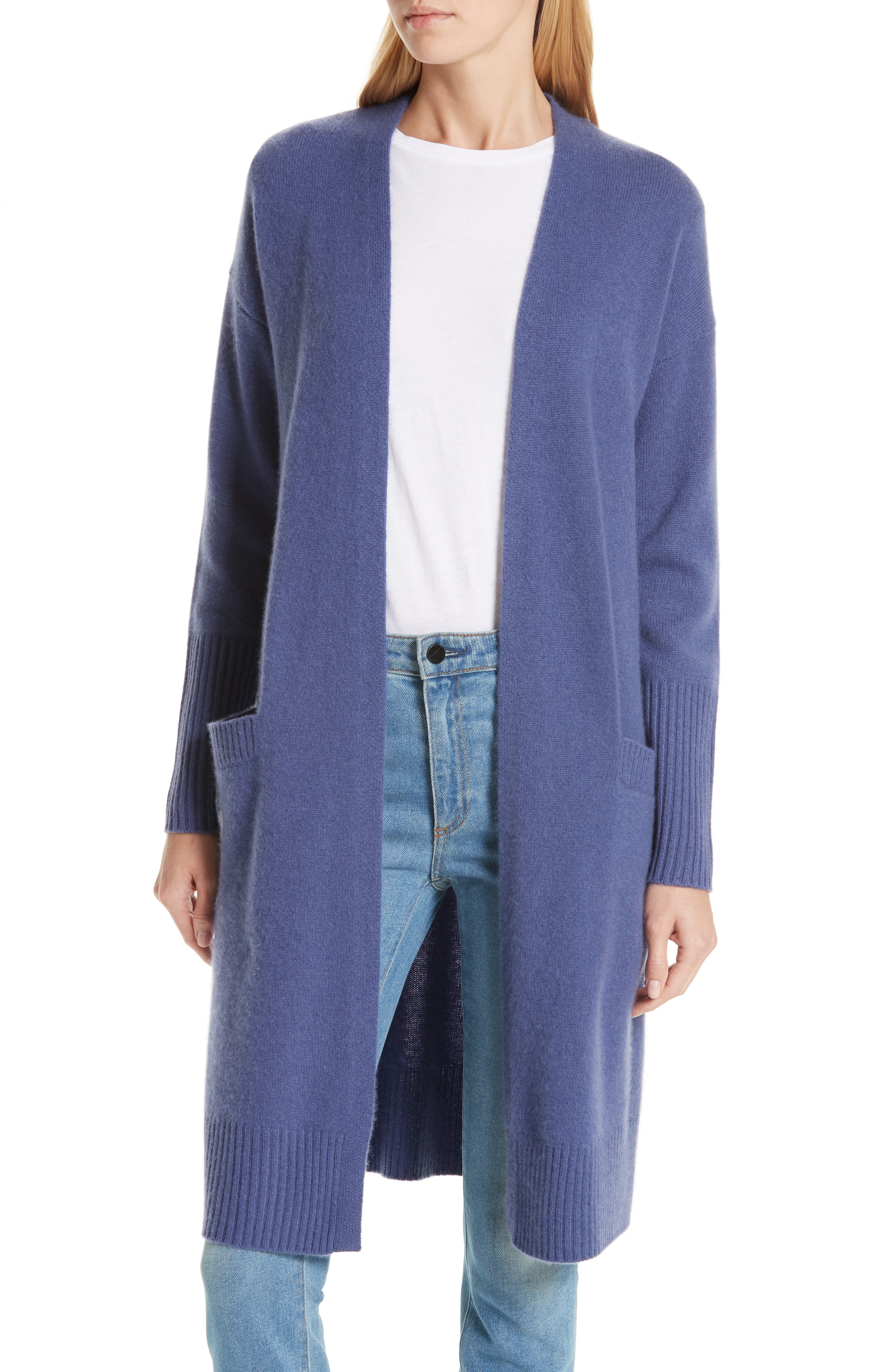 Nordstrom Signature Boiled Cashmere Open Cardigan