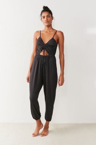 Out From Under Elsie Cinched Cutout Jumpsuit