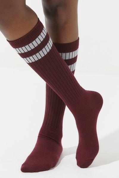 Out From Under Varsity Striped Knee Sock
