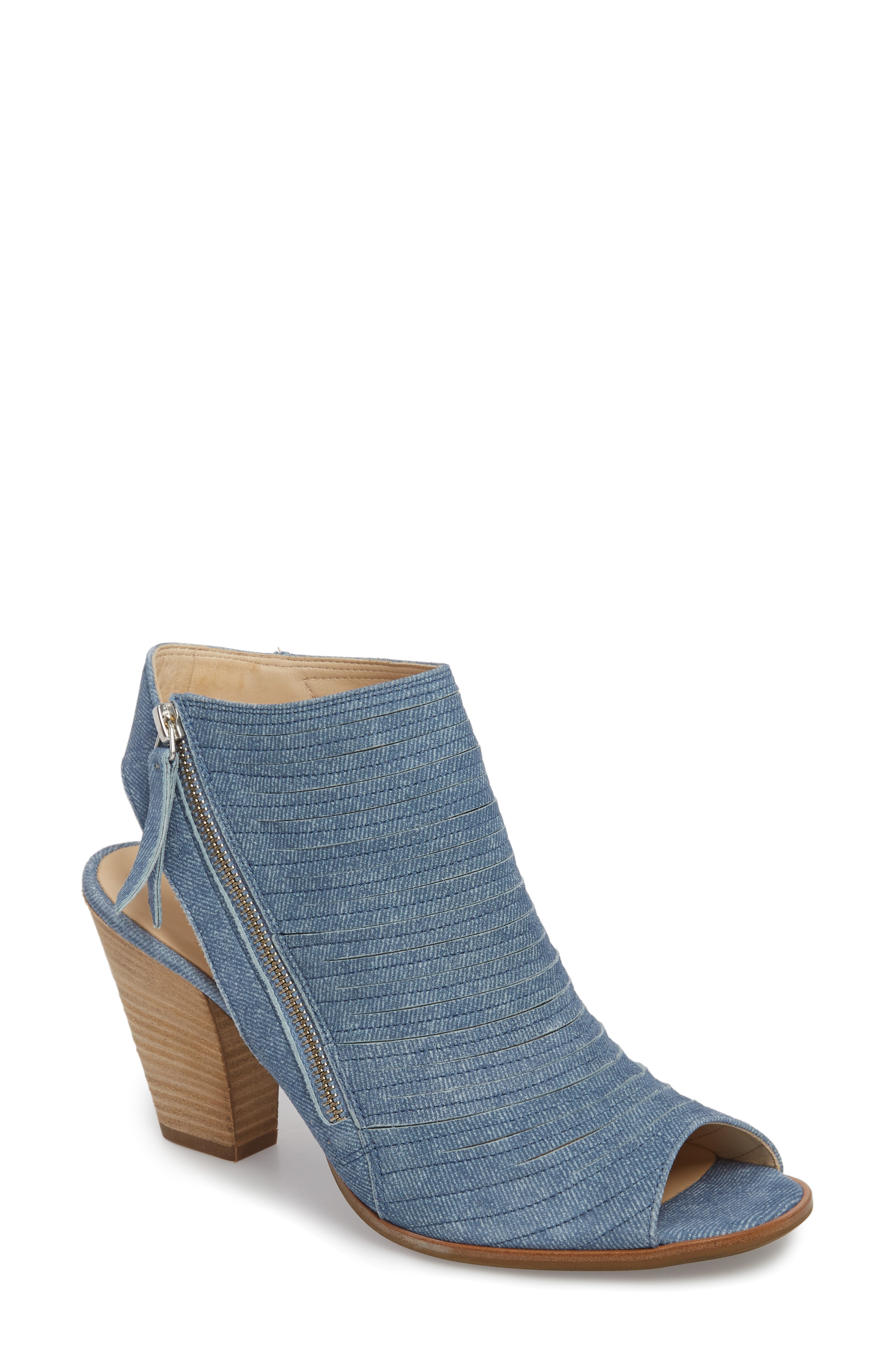 Paul Green 'Cayanne' Leather Peep Toe Sandal (Women)