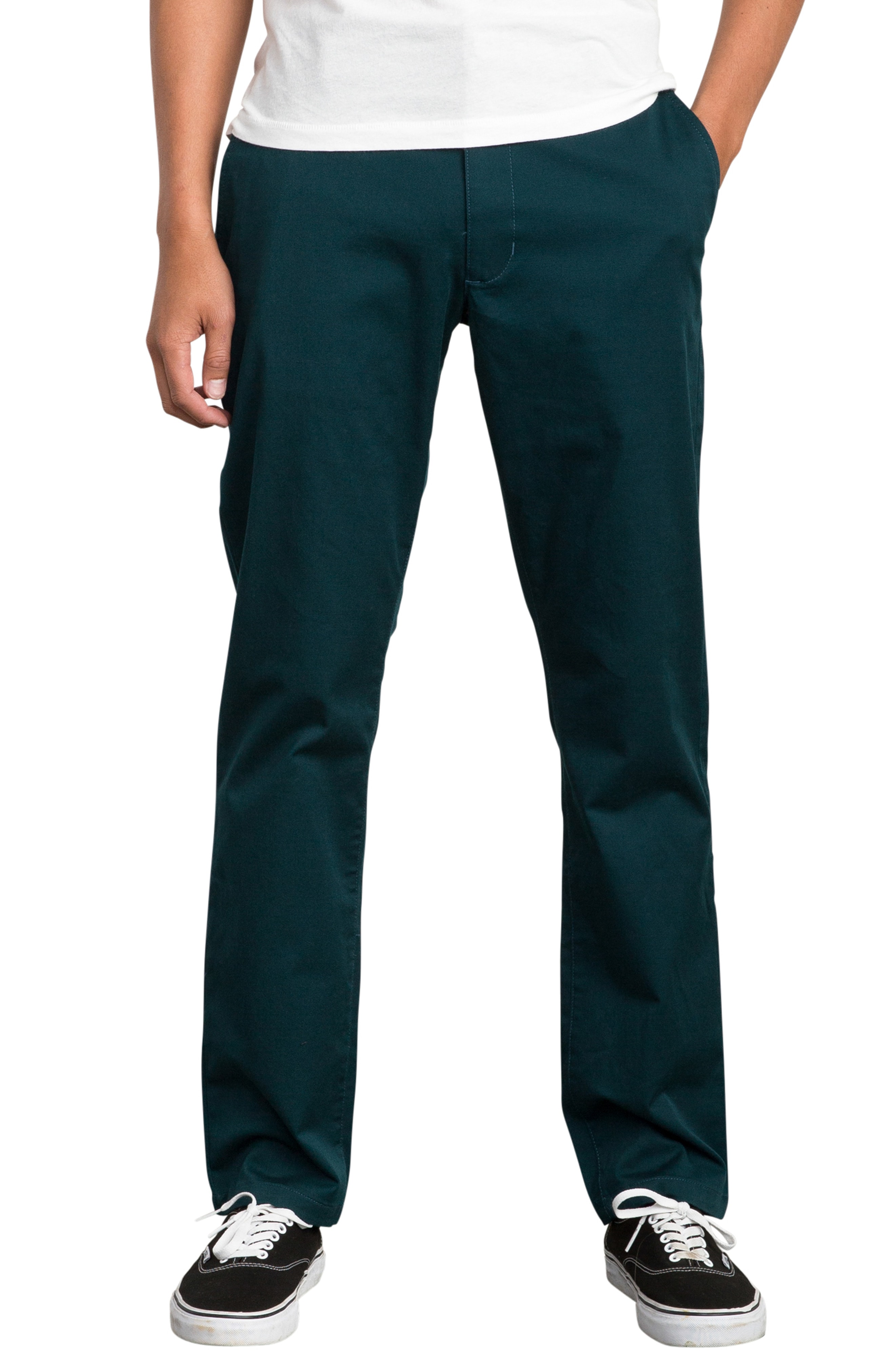 RVCA 'The Week-End' Slim Straight Leg Stretch Twill Chinos (Online Only)