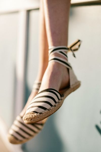 Soludos Classic Canvas Stripe Espadrille Sandal