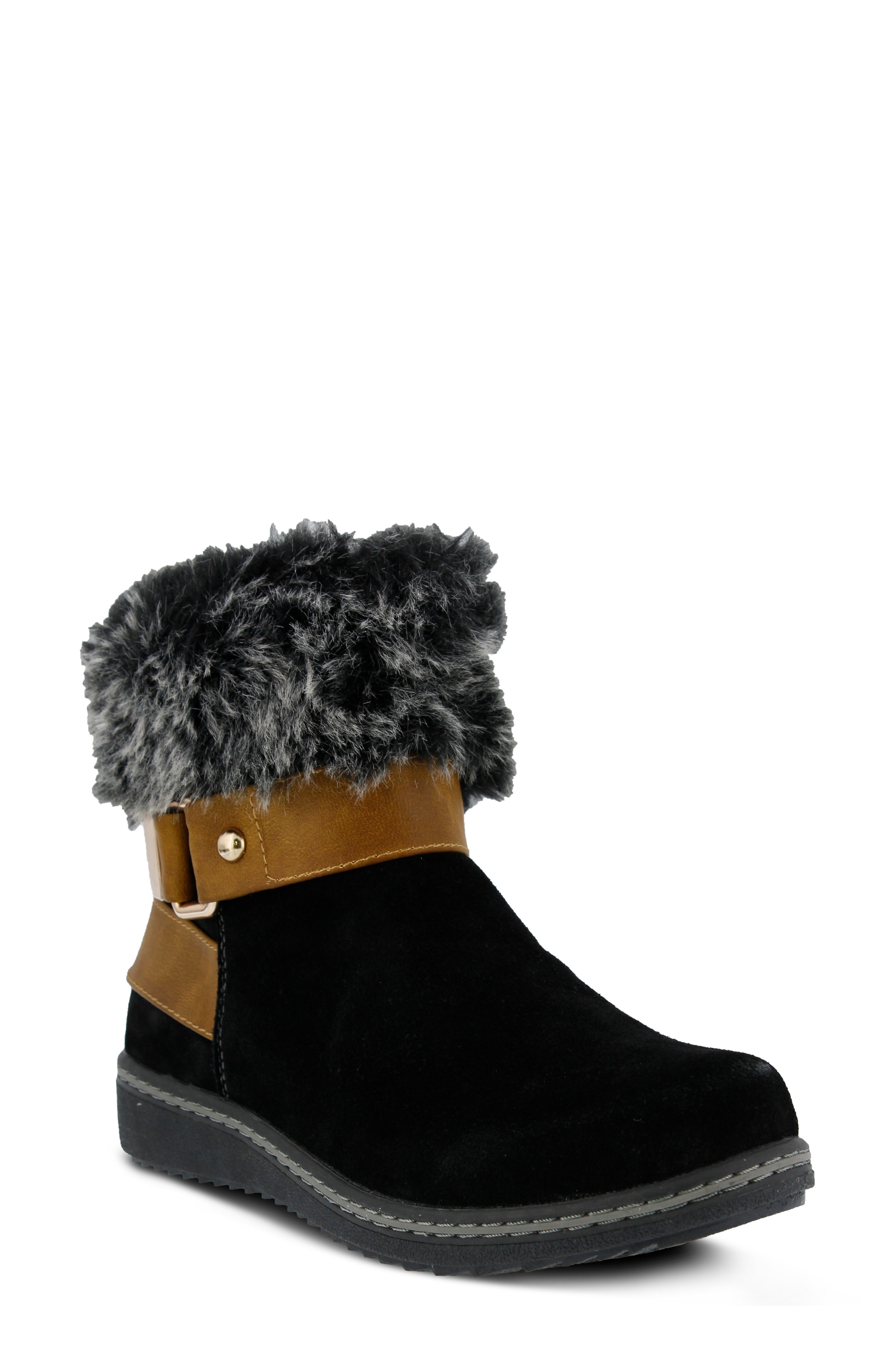 Spring Step Popsicle Water Resistant Faux Fur Bootie (Women)