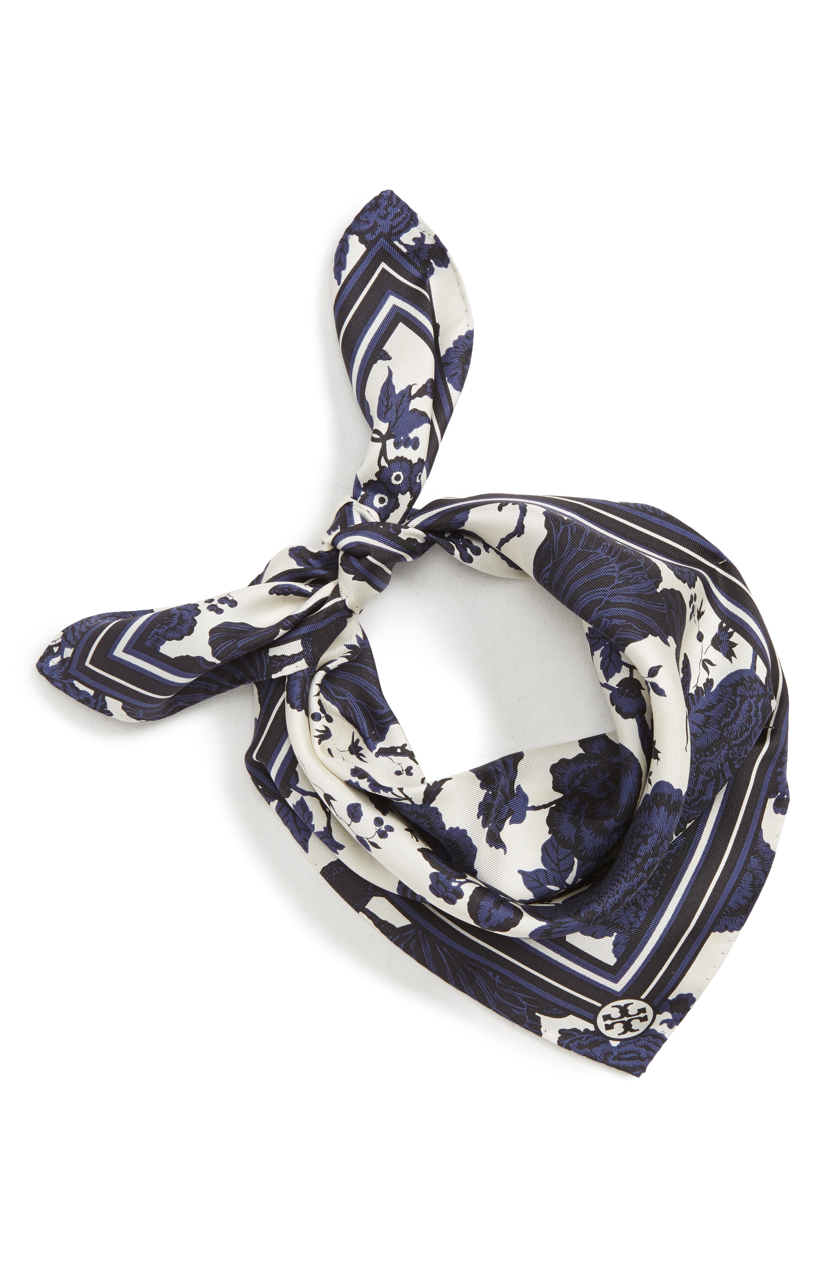 Tory Burch Happy Times Square Silk Scarf