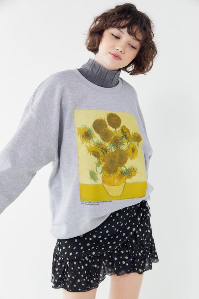 Van Gogh Sunflowers Pullover Sweatshirt