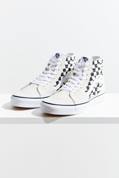 Vans Sk8-Hi Checkerboard Flame Sneaker