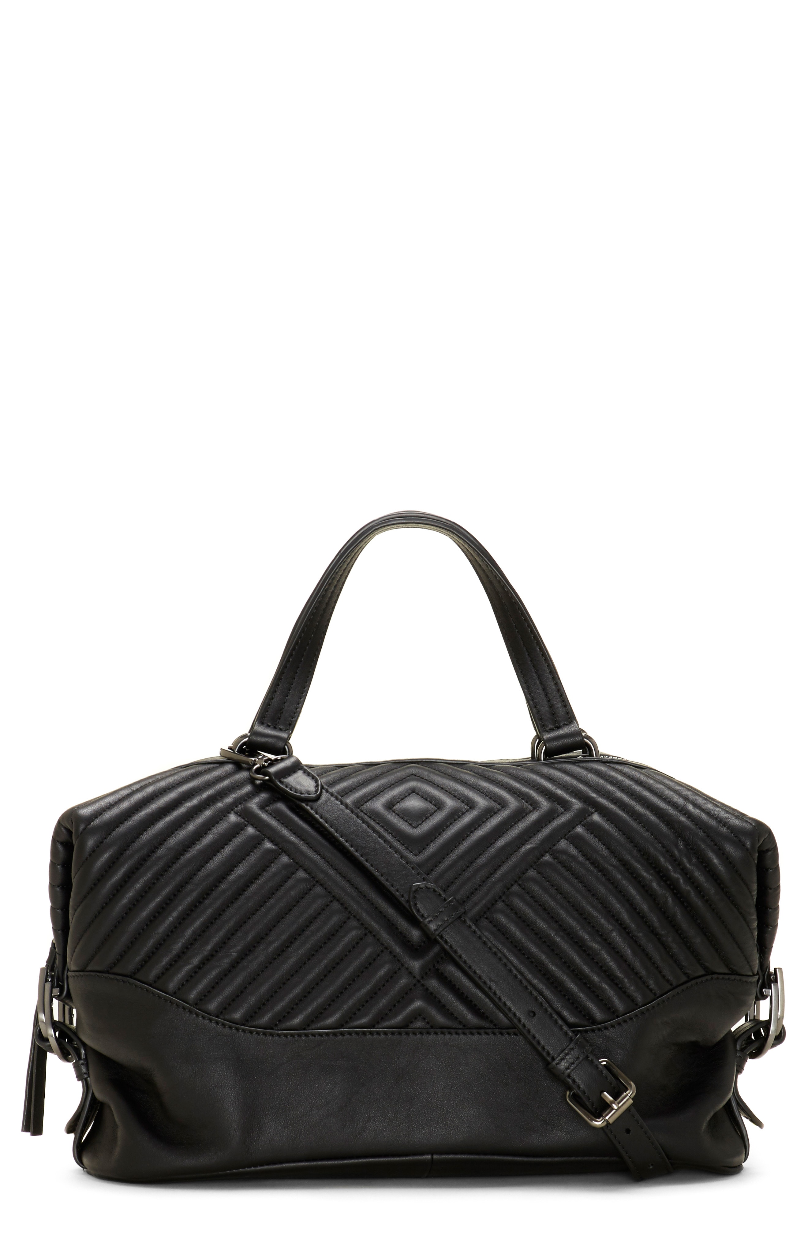 Vince Camuto Tave Quilted Leather Satchel